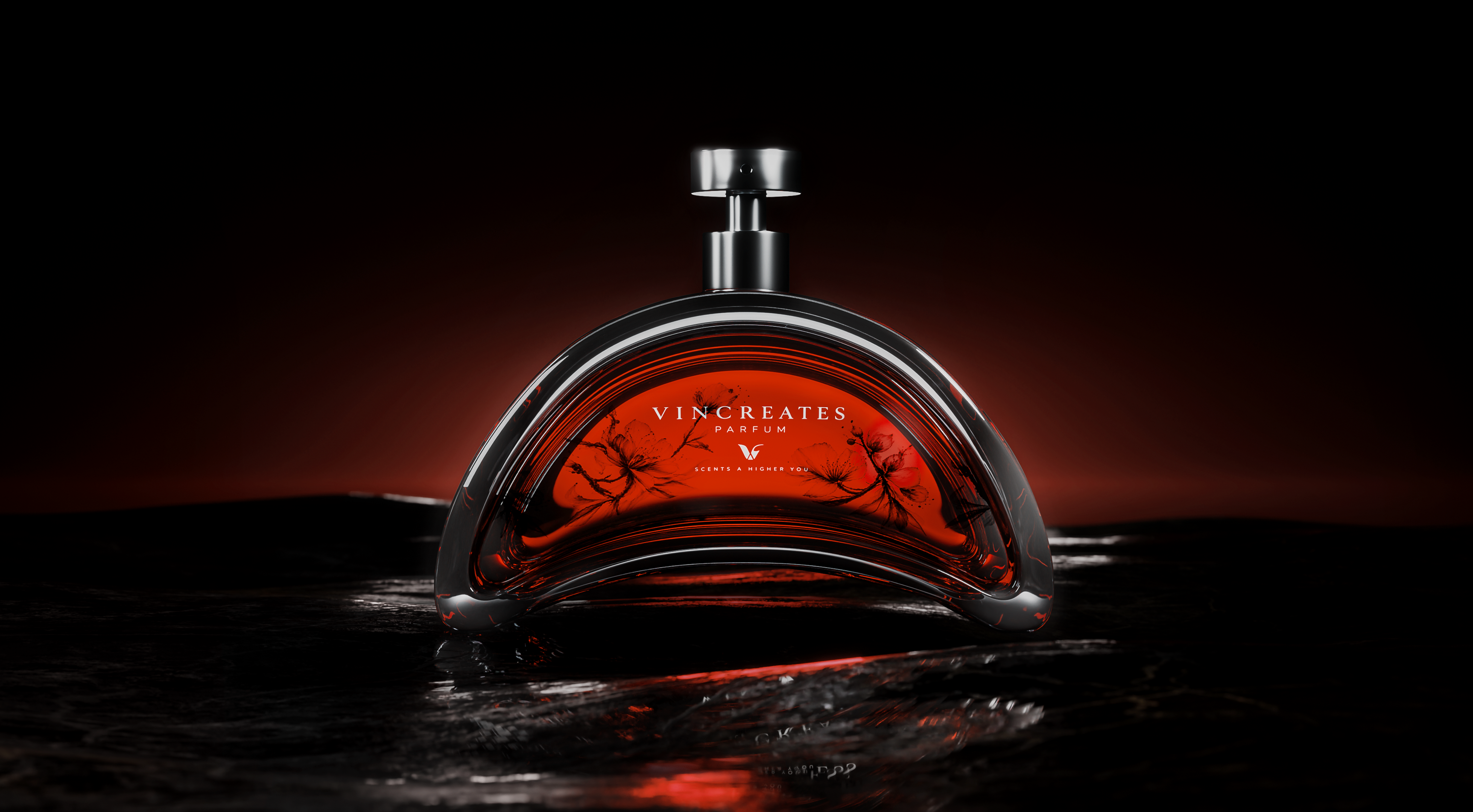 VINCREATES PARFUM 3D product visualization